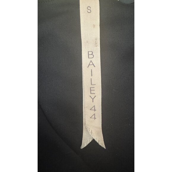 Bailey 44 Small Black Sleeveless Sheath Dress Sheer Mesh Panels - Picture 3 of 16